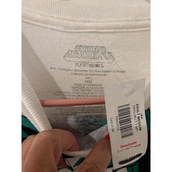 My Hero Academia Deku Belt‎ Graphic Tee Anime Manga T-Shirt Medium - Picture 3 of 4